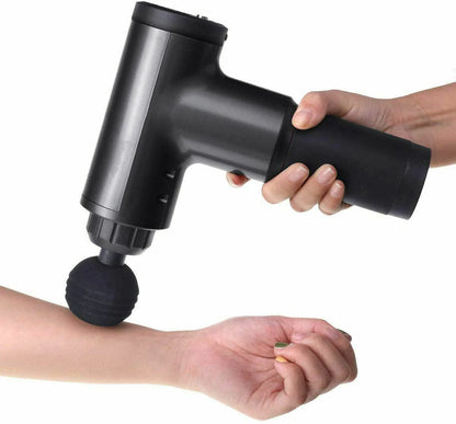 Massage Gun Percussion Massager Deep Tissue Muscle relaxer + 4 Heads