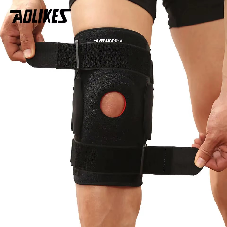 1PCS Adjustable Hinged Knee Brace Knee Support Wrap for Meniscus Tear Patellar Tendon Support,Pain Relief Strains